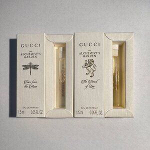Gucci Alchemist’s Garden Tears From the Moon and The Heart of Leo EDP Vial .05oz